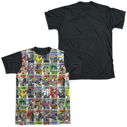 Transformers Cover Collage - Men's Black Back T-Shirt Men's Black Back T-Shirt Transformers   