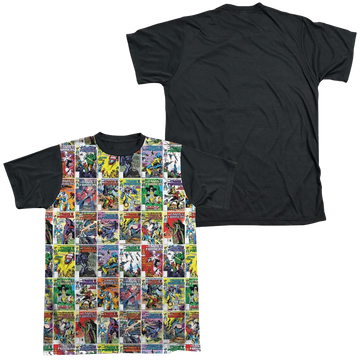 Transformers Cover Collage men's black back t-shirt