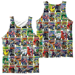 Transformers Cover Collage (Front/Back Print) - Men's All Over Print Tank Top Men's All Over Print Tank Transformers   