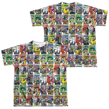 Transformers Cover Collage youth all-over print t-shirt for ages 8 to 12