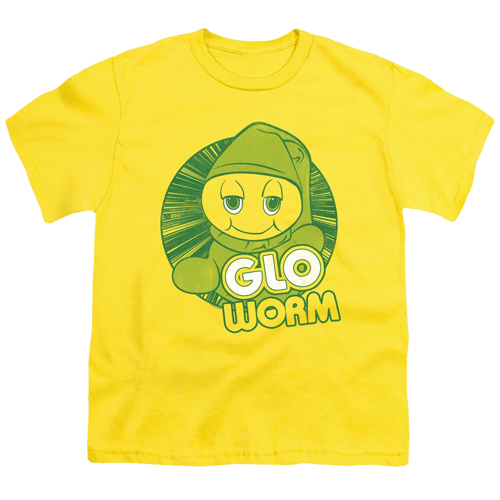 Hasbro Glo Worm - Youth T-Shirt Youth T-Shirt (Ages 8-12) Glo Worm   