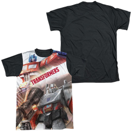 Transformers Warriors Of Cybertron - Men's Black Back T-Shirt Men's Black Back T-Shirt Transformers   