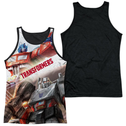 Transformers Warriors Of Cybertron - Men's Black Back Tank Top Men's Black Back Tank Transformers   