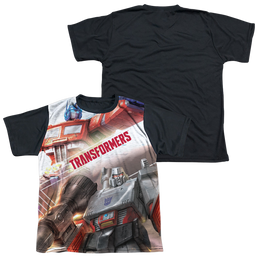 Transformers Warriors Of Cybertron - Youth Black Back T-Shirt Youth Black Back T-Shirt (Ages 8-12) Transformers   
