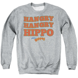 Hungry Hungry Hippos Hangry - Men's Crewneck Sweatshirt Men's Crewneck Sweatshirt Hungry Hungry Hippos   