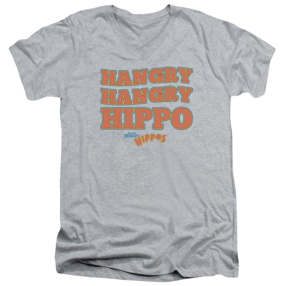 Hungry Hungry Hippos Hangry - Men's V-Neck T-Shirt Men's V-Neck T-Shirt Hungry Hungry Hippos   