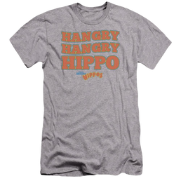 Hungry Hungry Hippos Hangry - Men's Premium Slim Fit T-Shirt Men's Premium Slim Fit T-Shirt Hungry Hungry Hippos   