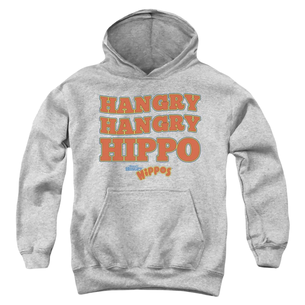Hungry Hungry Hippos Hangry - Youth Hoodie Youth Hoodie (Ages 8-12) Hungry Hungry Hippos   