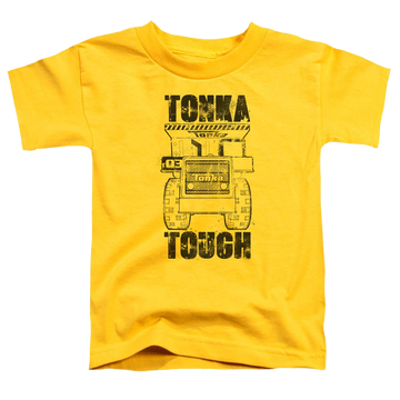 Yellow toddler t-shirt with Hasbro Tonka Tough graphic