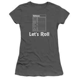 Yahtzee Lets Roll - Juniors T-Shirt Juniors T-Shirt Yahtzee   