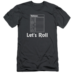 Yahtzee Lets Roll - Men's Slim Fit T-Shirt Men's Slim Fit T-Shirt Yahtzee   