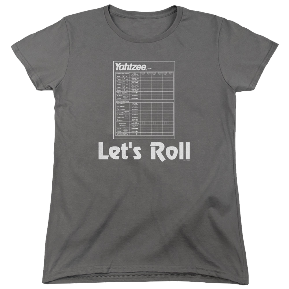 Yahtzee Lets Roll - Women's T-Shirt Women's T-Shirt Yahtzee   