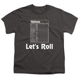 Yahtzee Lets Roll - Youth T-Shirt Youth T-Shirt (Ages 8-12) Yahtzee   