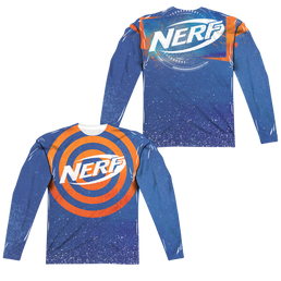 Nerf Target Practice (Front/Back Print) - Men's All-Over Print Long Sleeve Men's All-Over Print Long Sleeve Nerf   