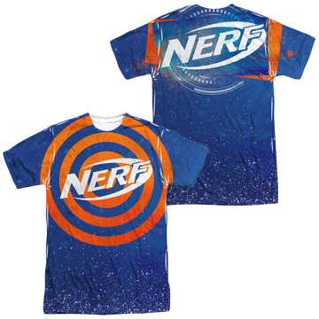 Nerf Target Practice (Front/Back Print) - Men's All-Over Print T-Shirt Men's All-Over Print T-Shirt Nerf   