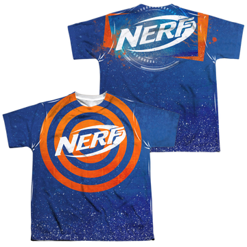 Nerf Target Practice youth all-over print t-shirt for ages 8 to 12