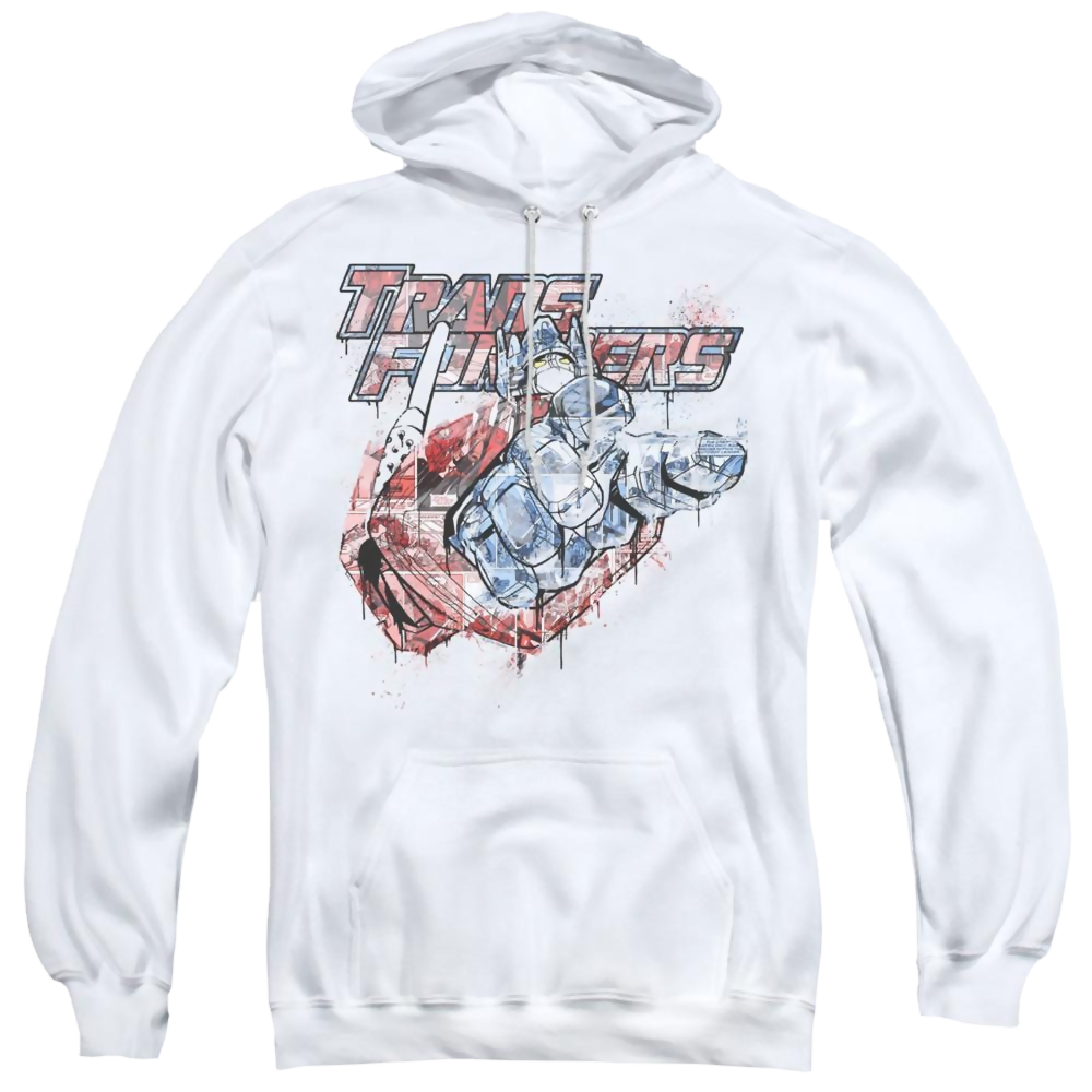 Transformers Spray Panels - Pullover Hoodie Pullover Hoodie Transformers   