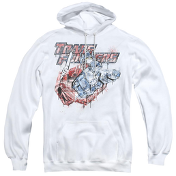 Transformers Spray Panels - Pullover Hoodie Pullover Hoodie Transformers   