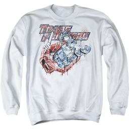 Transformers Spray Panels - Men's Crewneck Sweatshirt Men's Crewneck Sweatshirt Transformers   