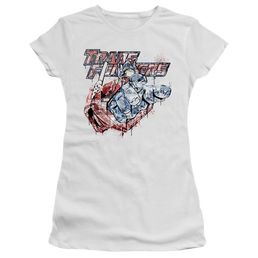 Transformers Spray Panels - Juniors T-Shirt Juniors T-Shirt Transformers   