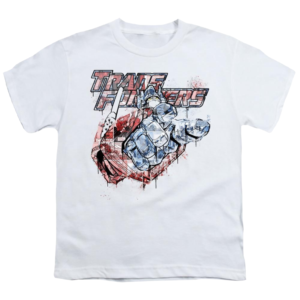Transformers Spray Panels - Youth T-Shirt Youth T-Shirt (Ages 8-12) Transformers   