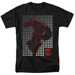 Transformers Optimus Grid - Men's Regular Fit T-Shirt Men's Regular Fit T-Shirt Transformers   