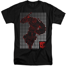 Transformers Optimus Grid - Men's Tall Fit T-Shirt Men's Tall Fit T-Shirt Transformers   