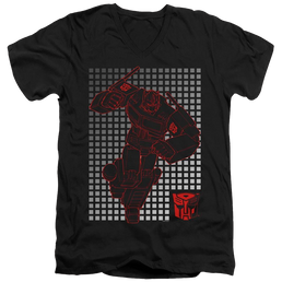Transformers Optimus Grid - Men's V-Neck T-Shirt Men's V-Neck T-Shirt Transformers   