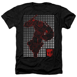 Transformers Optimus Grid - Men's Heather T-Shirt Men's Heather T-Shirt Transformers   