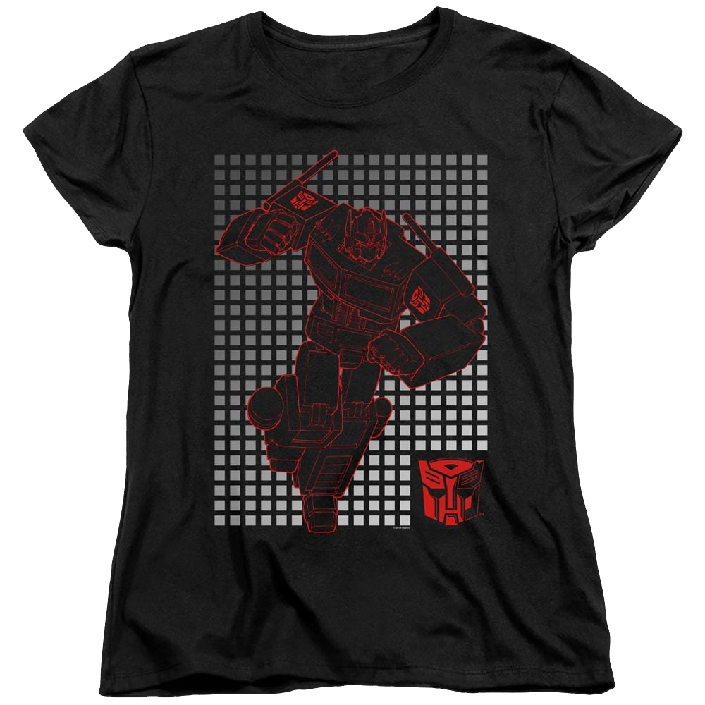 Transformers Optimus Grid - Women's T-Shirt Women's T-Shirt Transformers   