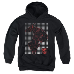 Transformers Optimus Grid - Youth Hoodie Youth Hoodie (Ages 8-12) Transformers   