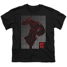 Transformers Optimus Grid - Youth T-Shirt Youth T-Shirt (Ages 8-12) Transformers   
