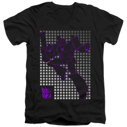 Transformers Megatron Grid - Men's V-Neck T-Shirt Men's V-Neck T-Shirt Transformers   