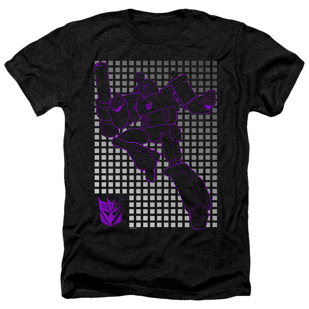 Transformers Megatron Grid - Men's Heather T-Shirt Men's Heather T-Shirt Transformers   
