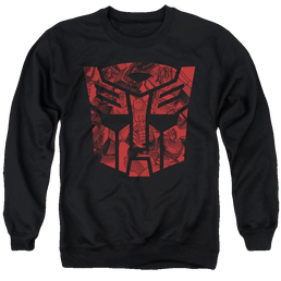 Transformers Tonal Autobot - Men's Crewneck Sweatshirt Men's Crewneck Sweatshirt Transformers   