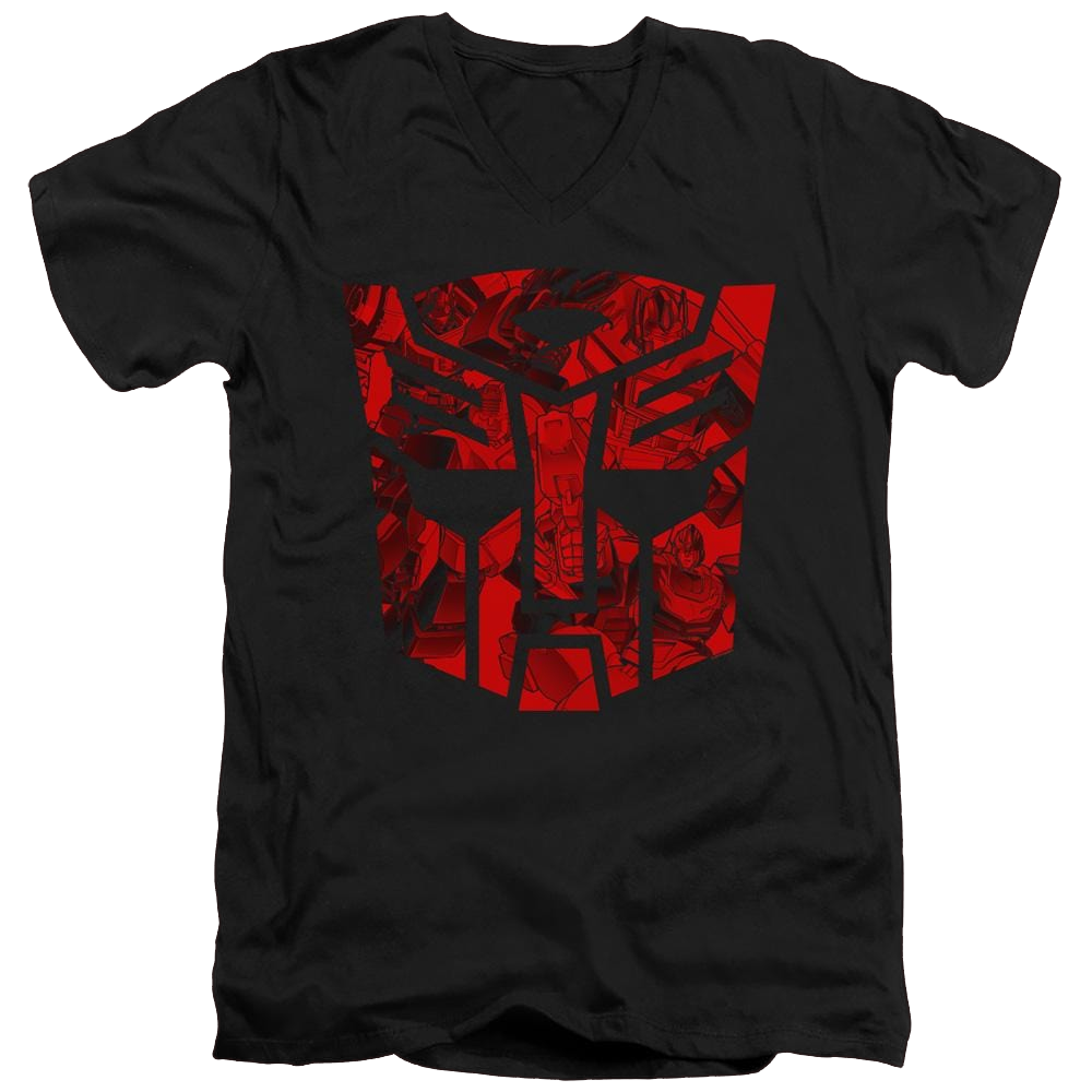 Transformers Tonal Autobot - Men's V-Neck T-Shirt Men's V-Neck T-Shirt Transformers   