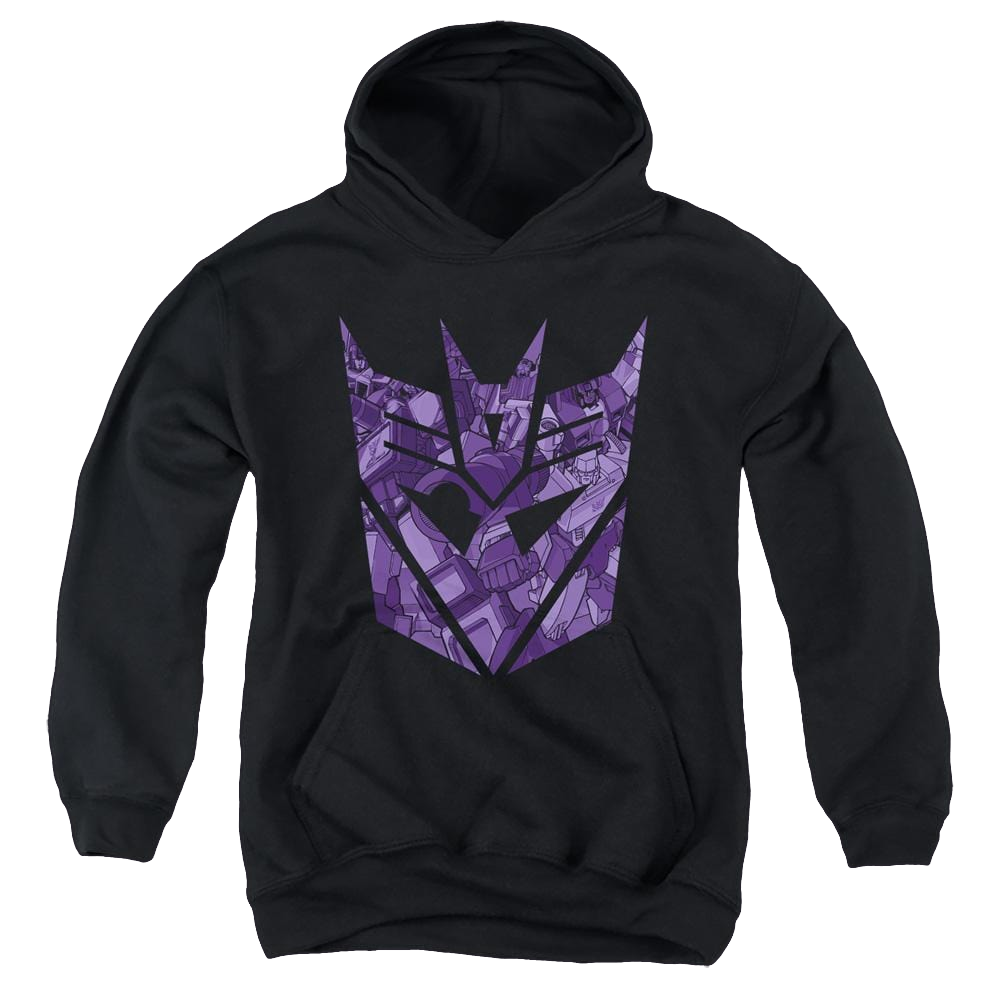 Transformers Tonal Decepticon - Youth Hoodie Youth Hoodie (Ages 8-12) Transformers   