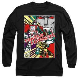 Transformers Comic Poster - Men's Long Sleeve T-Shirt Men's Long Sleeve T-Shirt Transformers   