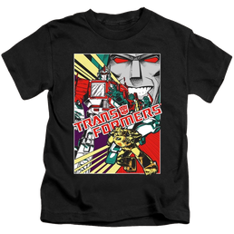 Transformers Comic Poster - Kid's T-Shirt Kid's T-Shirt (Ages 4-7) Transformers   