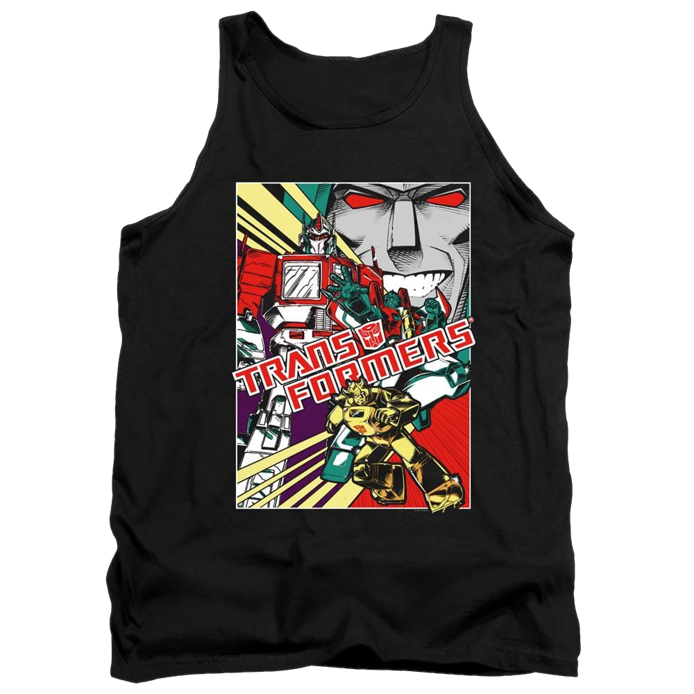 Transformers Comic Poster - Men's Tank Top Men's Tank Transformers   