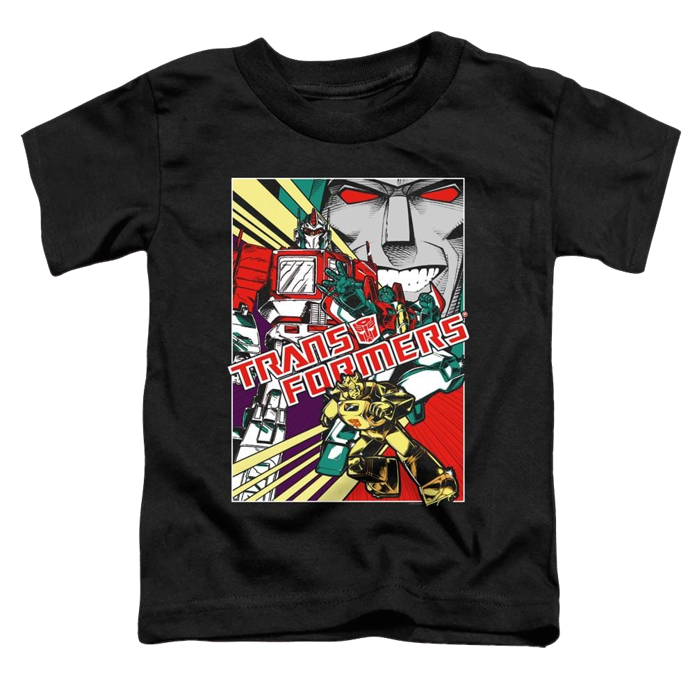 Transformers Comic Poster - Toddler T-Shirt Toddler T-Shirt Transformers   