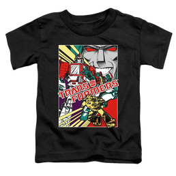 Transformers Comic Poster - Toddler T-Shirt Toddler T-Shirt Transformers   
