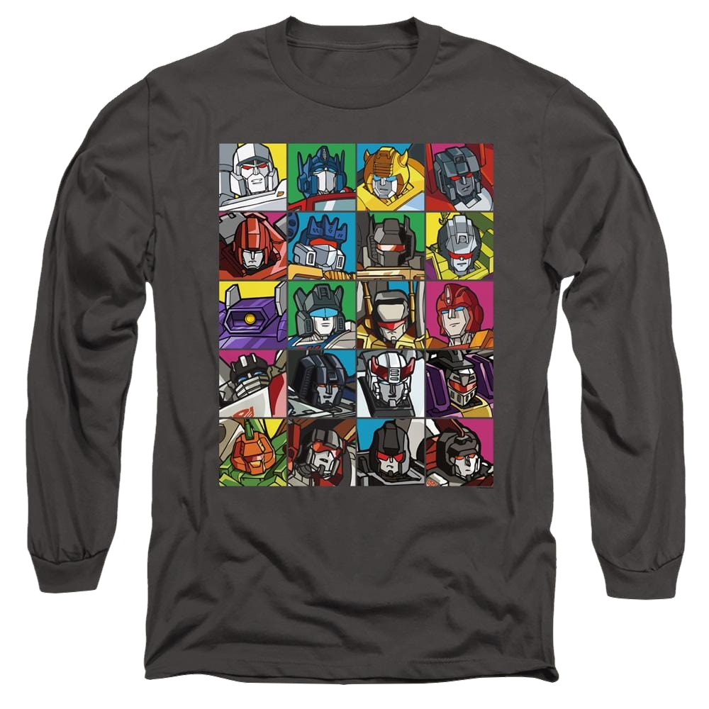 Transformers Transformer Squares - Men's Long Sleeve T-Shirt Men's Long Sleeve T-Shirt Transformers   