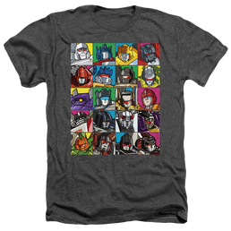 Transformers Transformer Squares - Men's Heather T-Shirt Men's Heather T-Shirt Transformers   