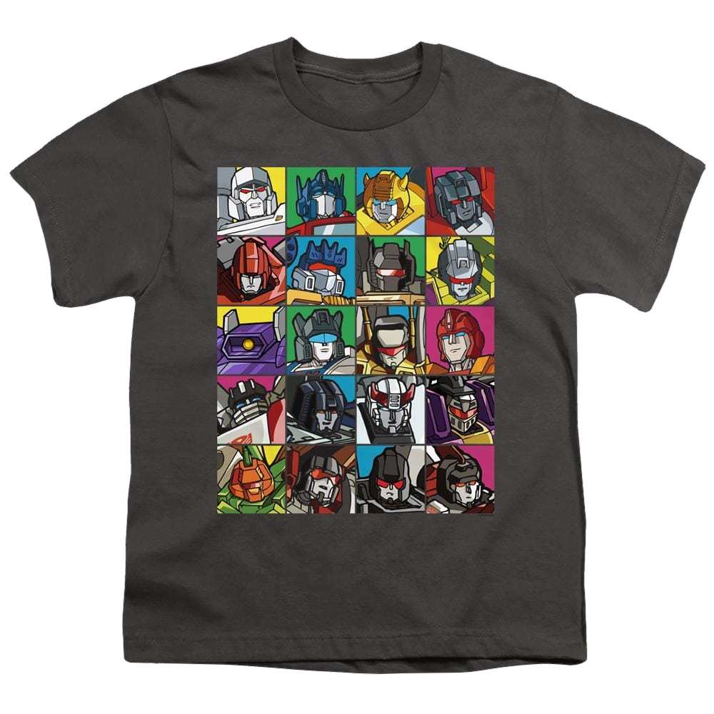 Transformers Transformer Squares - Youth T-Shirt Youth T-Shirt (Ages 8-12) Transformers   