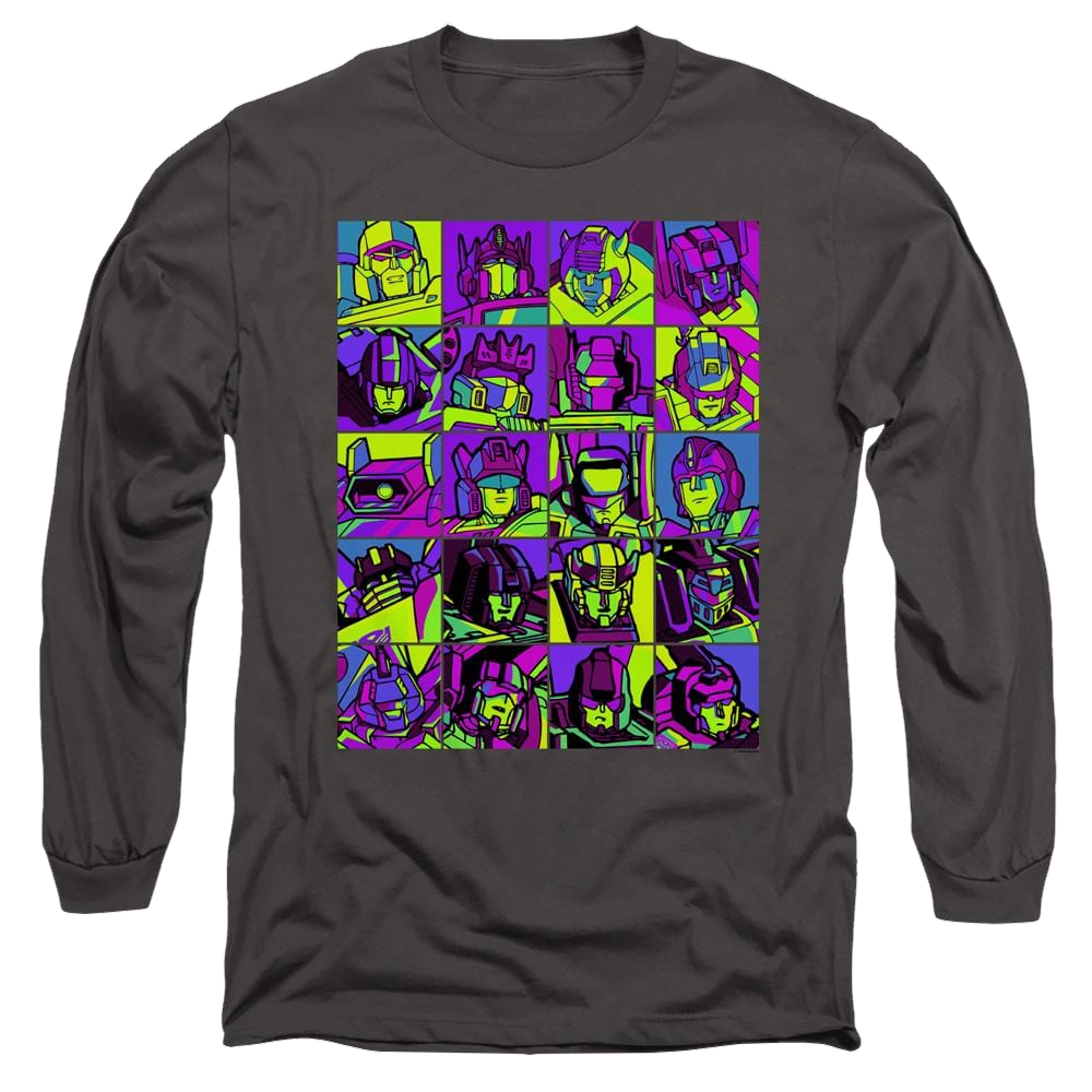 Transformers Transformer Squares - Men's Long Sleeve T-Shirt Men's Long Sleeve T-Shirt Transformers   