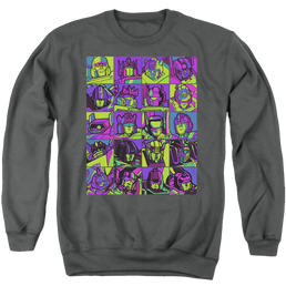 Transformers Transformer Squares - Men's Crewneck Sweatshirt Men's Crewneck Sweatshirt Transformers   