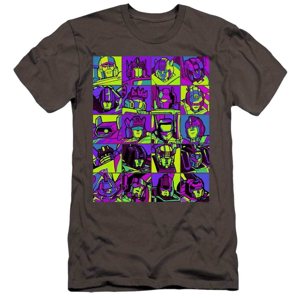 Transformers Transformer Squares - Men's Premium Slim Fit T-Shirt Men's Premium Slim Fit T-Shirt Transformers   