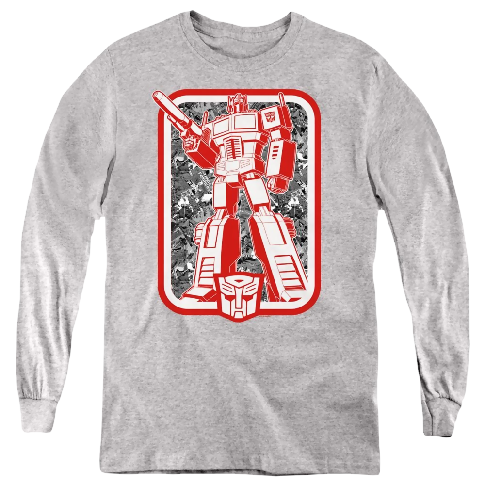 Transformers Autobot - Youth Long Sleeve T-Shirt Youth Long Sleeve T-Shirt Transformers   