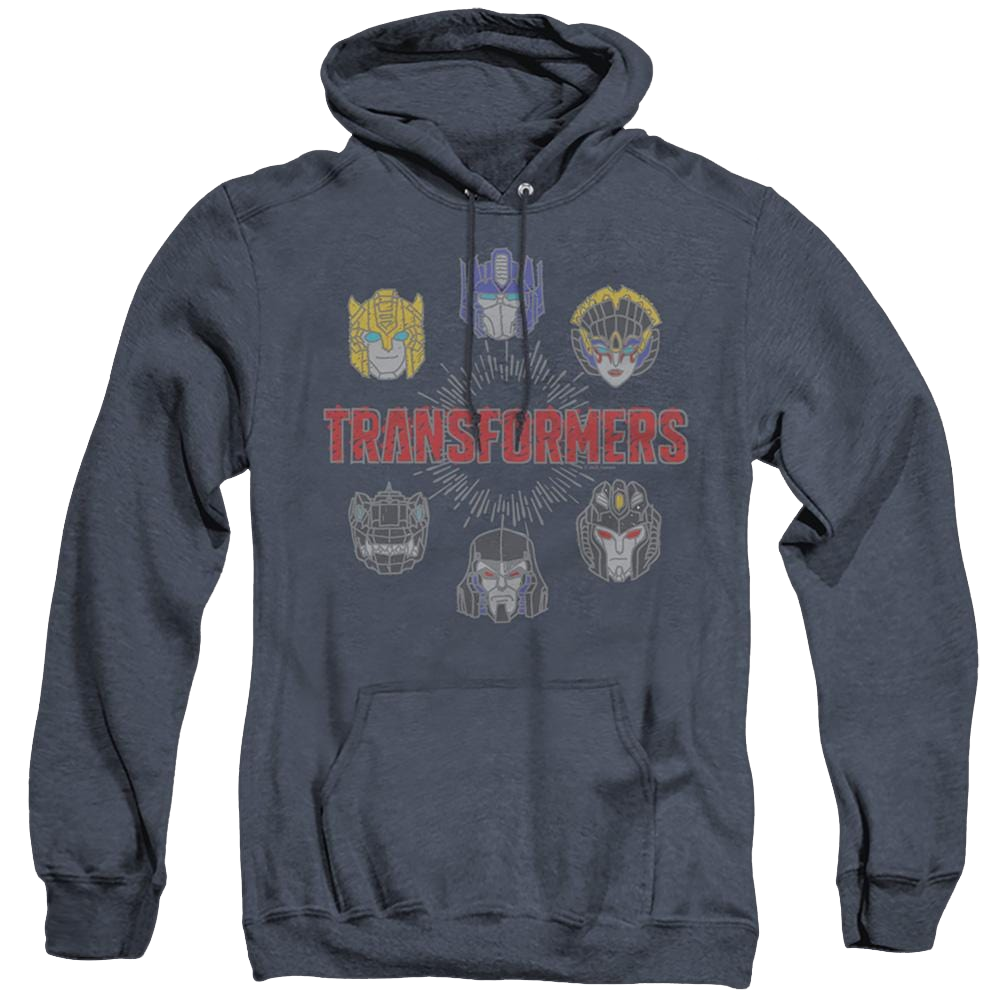 Transformers Robo Halo - Heather Pullover Hoodie Heather Pullover Hoodie Transformers   